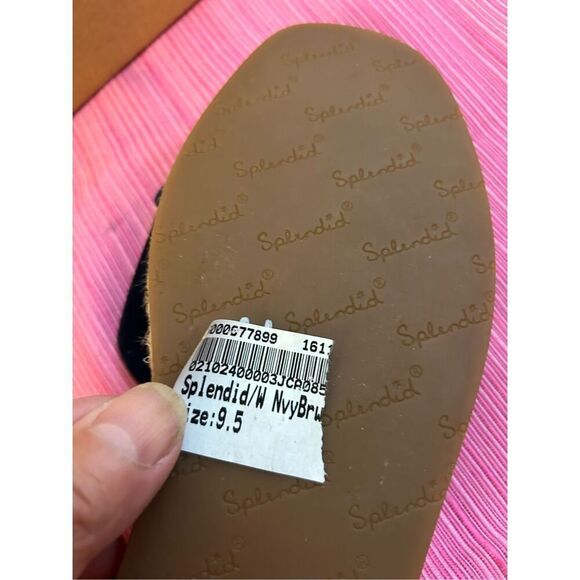 Splendid ankle strap sandals navy hemp 9.5 nwot - Picture 9 of 10